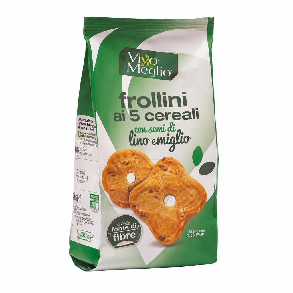 Vivo Meglio frollini ai 5 cereali 350 g in offerta da MD