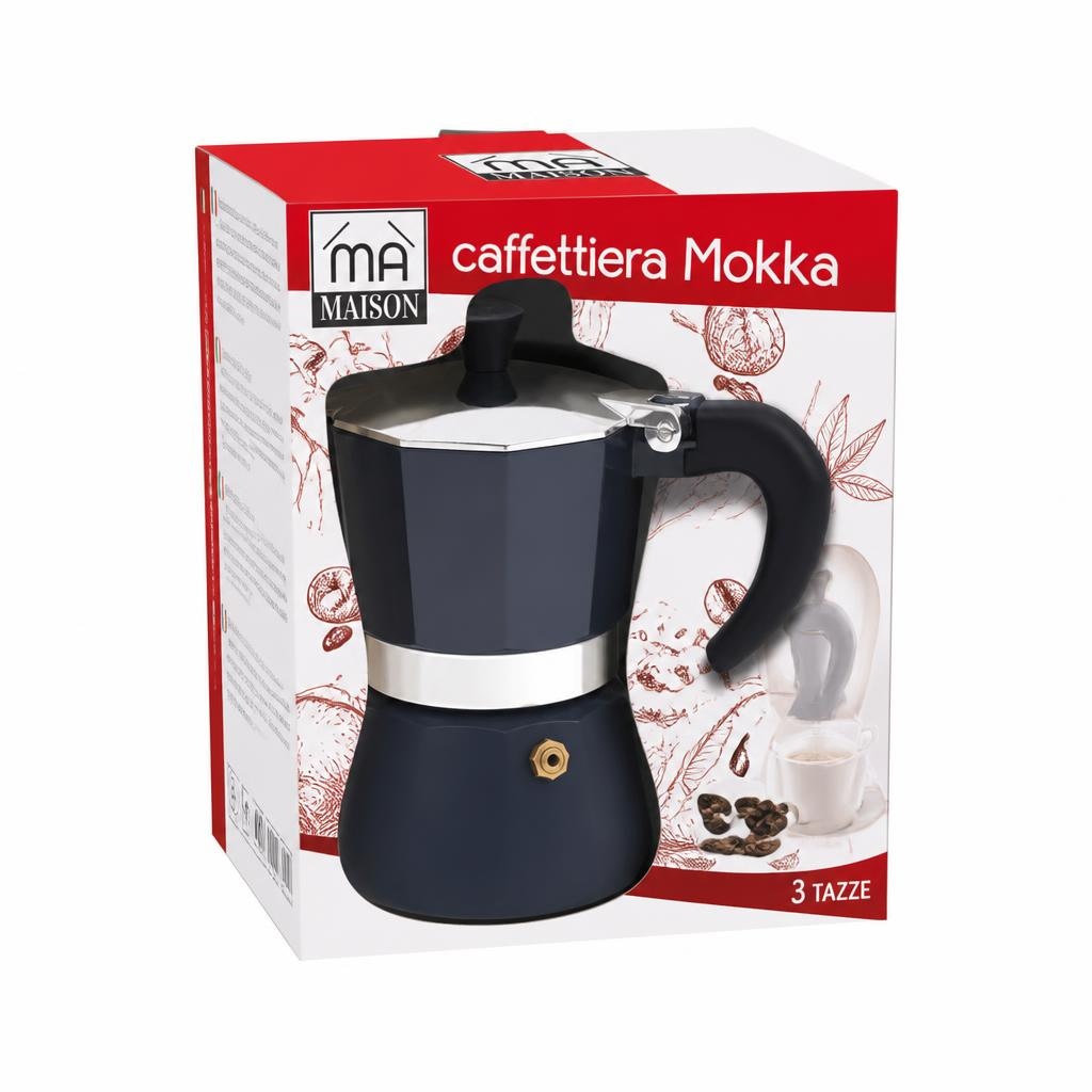 Caffettiera Ma Maison Mokka 3 tazze - Offerta nel negozio Maury's