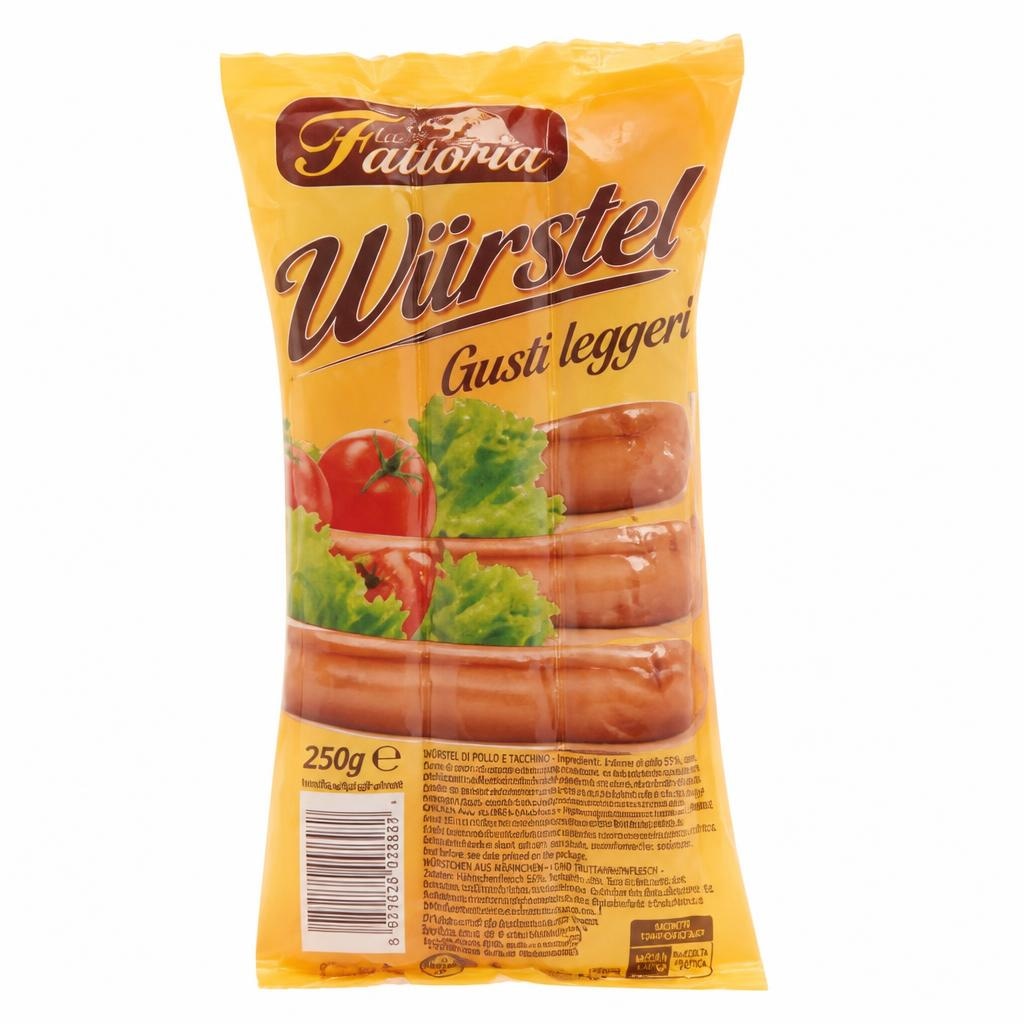 La Fattoria Würstel 250 g in offerta da MD