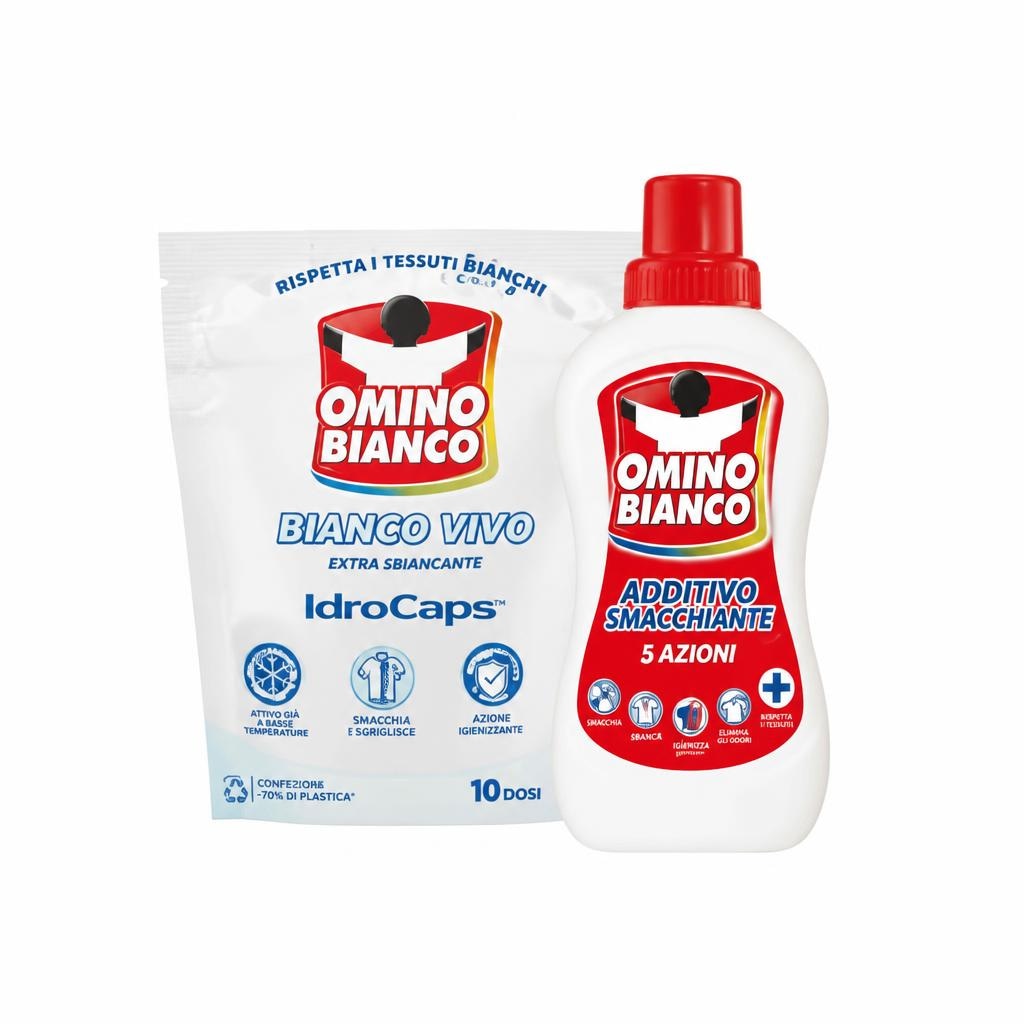 Additivi e smacchiatori Omino Bianco in offerta da Il Gigante