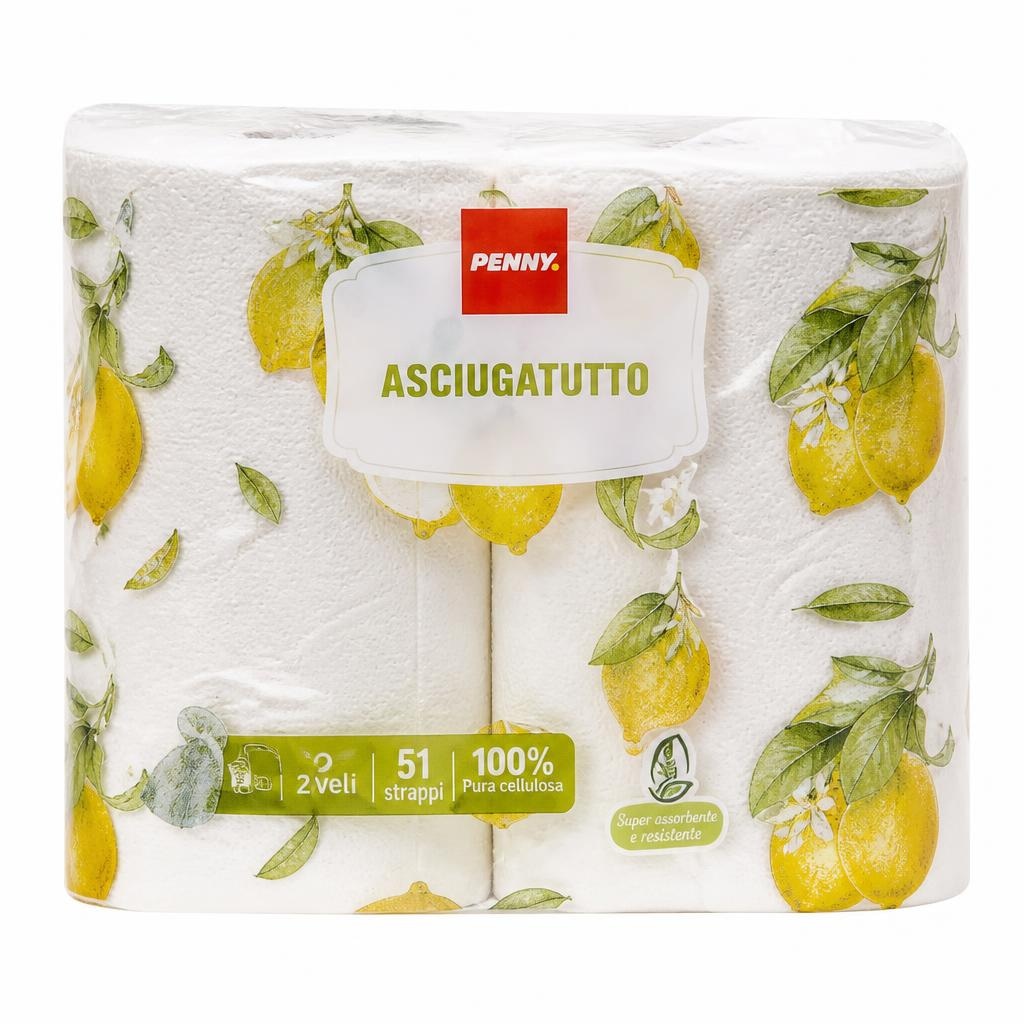 Penny asciugatutto 4 rotoli in offerta da Penny