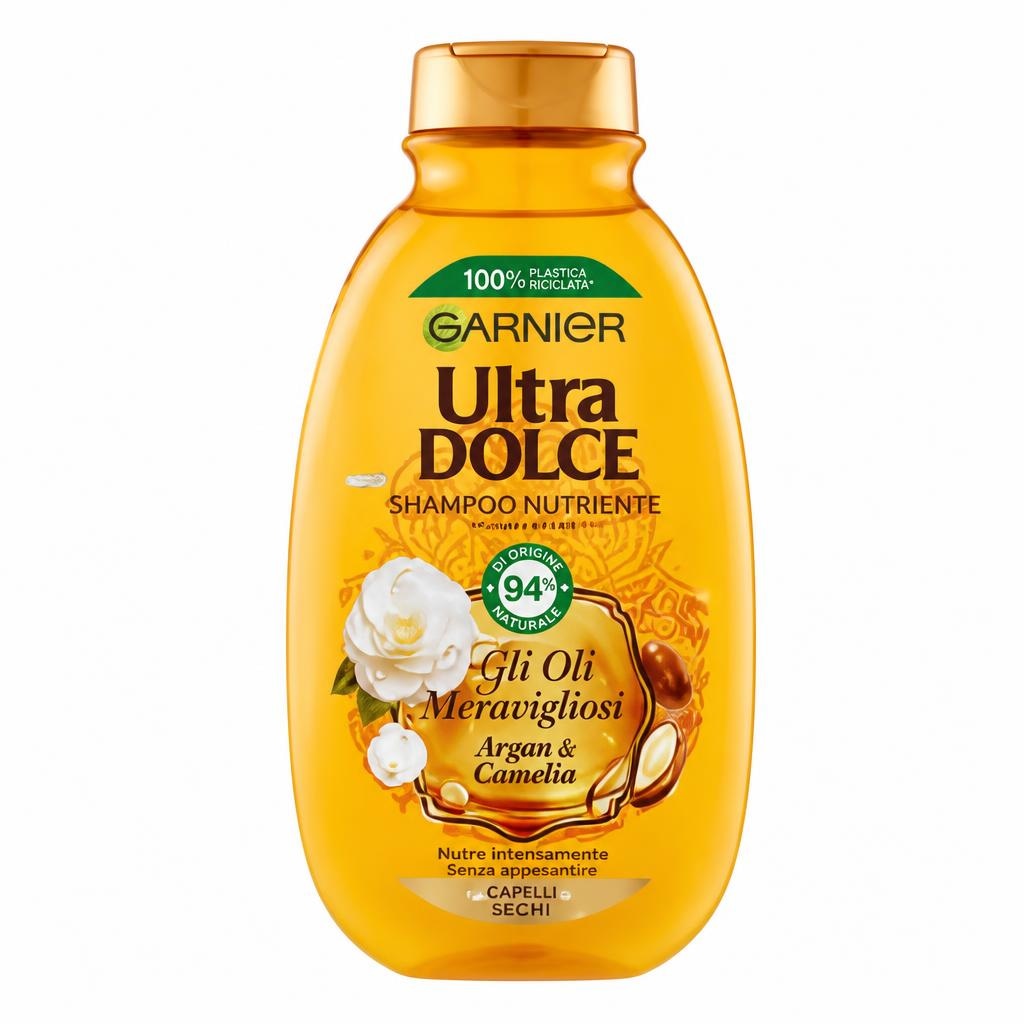 Garnier Ultra Dolce shampoo o balsamo 250 ml (shampoo) o 200 ml (balsamo) in offerta da Bennet