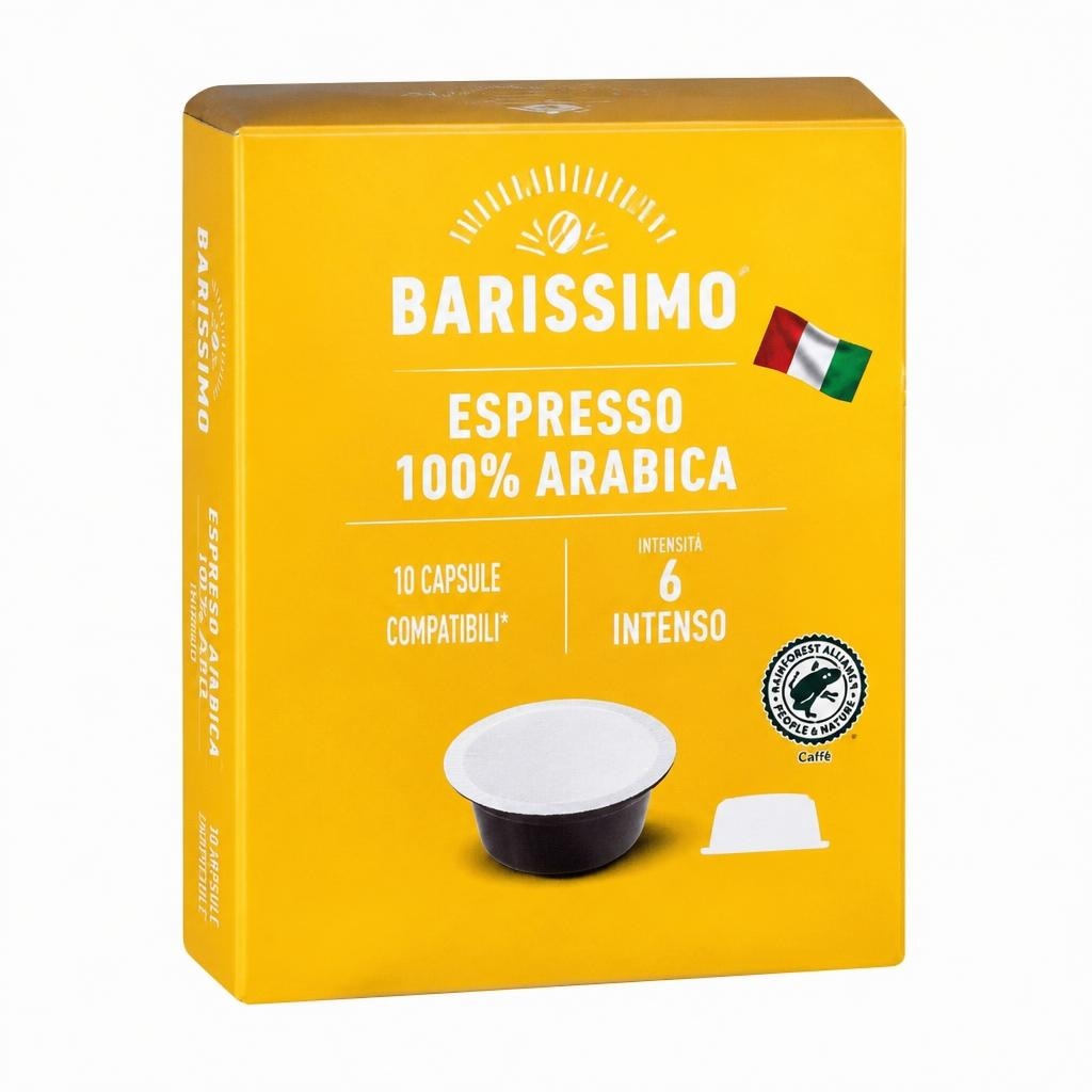Barissimo capsule caffè 100% Arabica 16 pezzi in offerta da ALDI