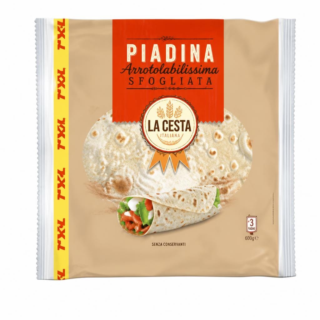 La Cesta piadina arrotolabilissima 600 g in offerta da ALDI