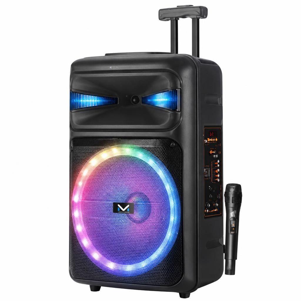 Trolley 8" TWS BT USB MSDAX 160W FireT5 BK 160 watt Majestic in offerta da Risparmio Casa