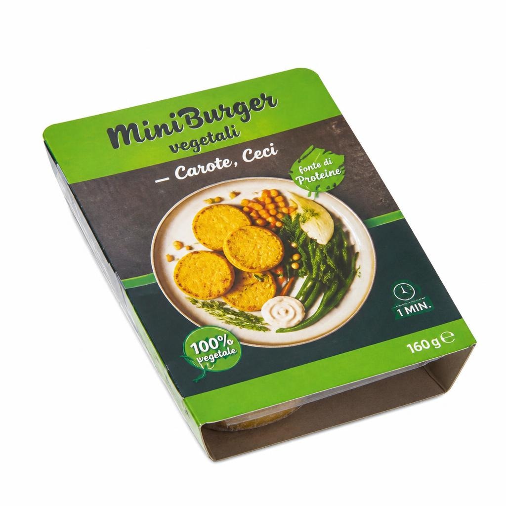 MINI BURGER VEGETALI 160 g - Offerta nel negozio MD