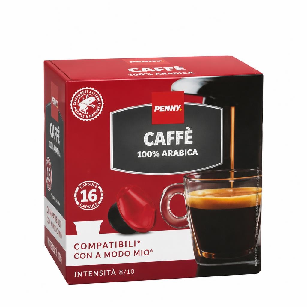Capsule Caffè Penny conf. da 16 pz - Offerta nel negozio Penny