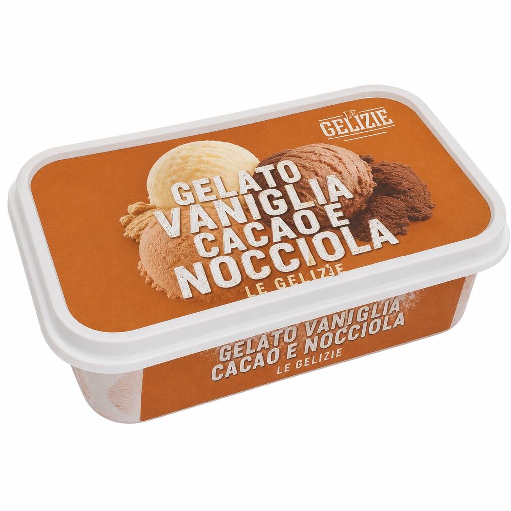 Gelato Vaniglia, Cacao e Nocciola Le Gelizie 1 kg in offerta da Penny