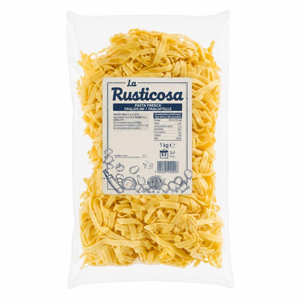 La Rusticosa pasta fresca tagliolini / tagliatelle 1 kg in offerta da Dpiù