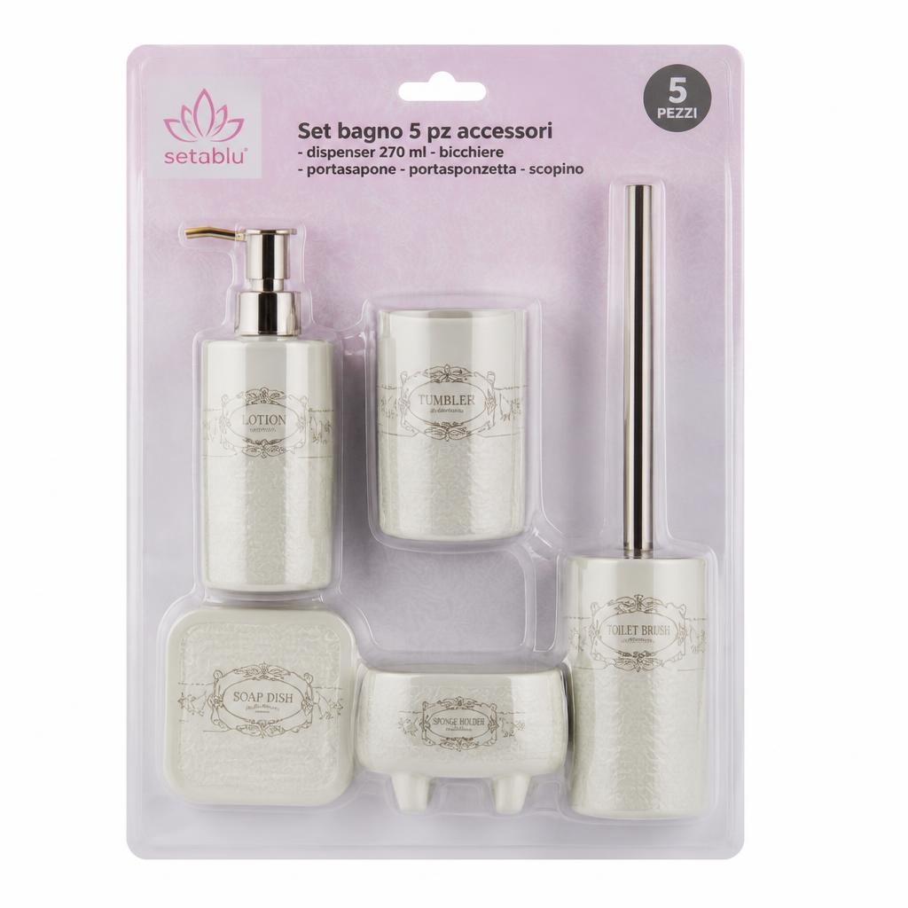 Set bagno 3 pezzi in offerta da Happy Casa