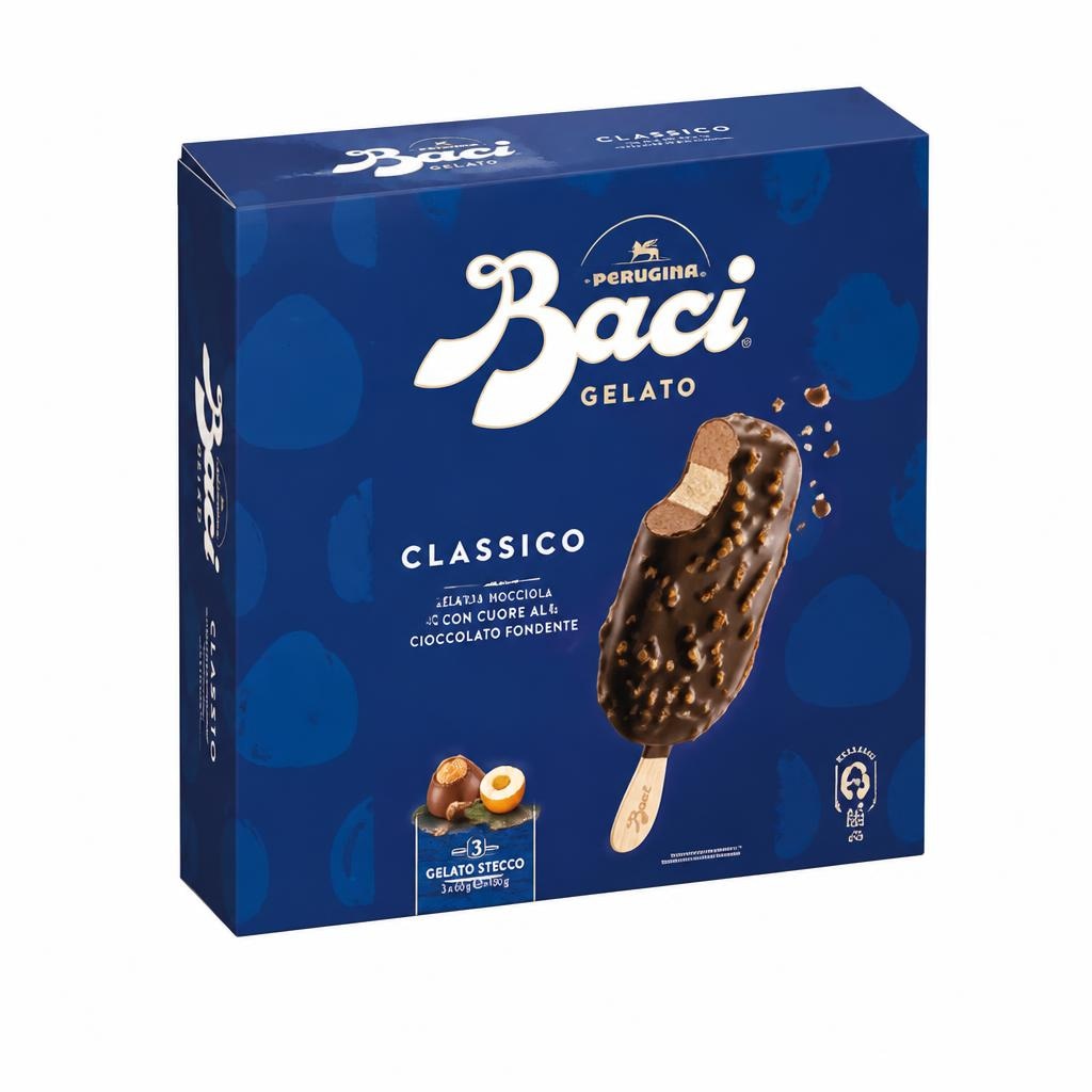 Gelato stecco o gelato cono 3 pezzi, 156 g / 4 pezzi, 288 g Baci Perugina in offerta da Panorama