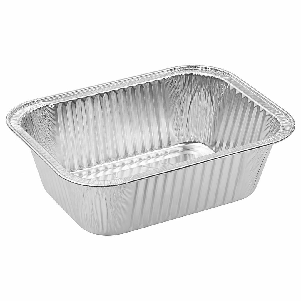 Vaschette in Alluminio 4 pezzi con coperchio da 1 porzione in offerta da Happy Casa