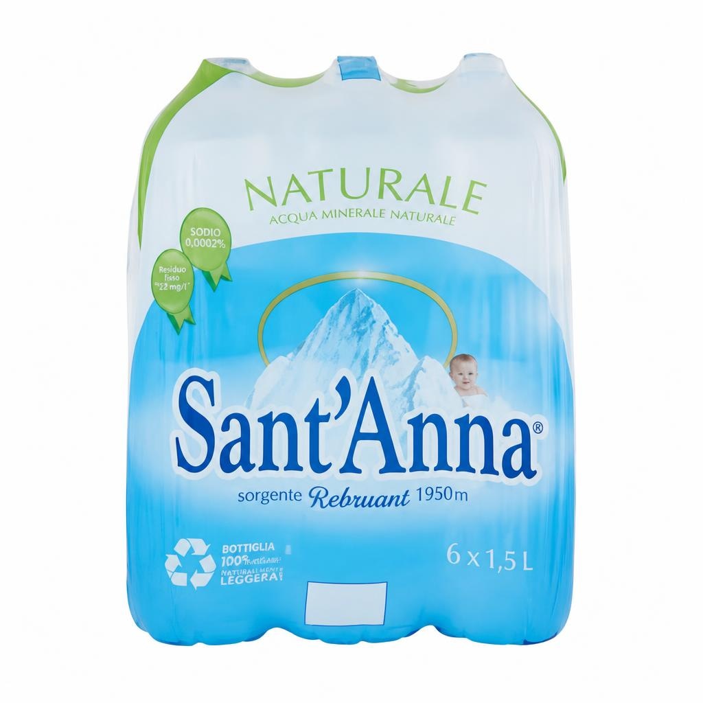 Acqua naturale Sant'Anna 6 x 1,5 L - Offerta nel negozio Bennet