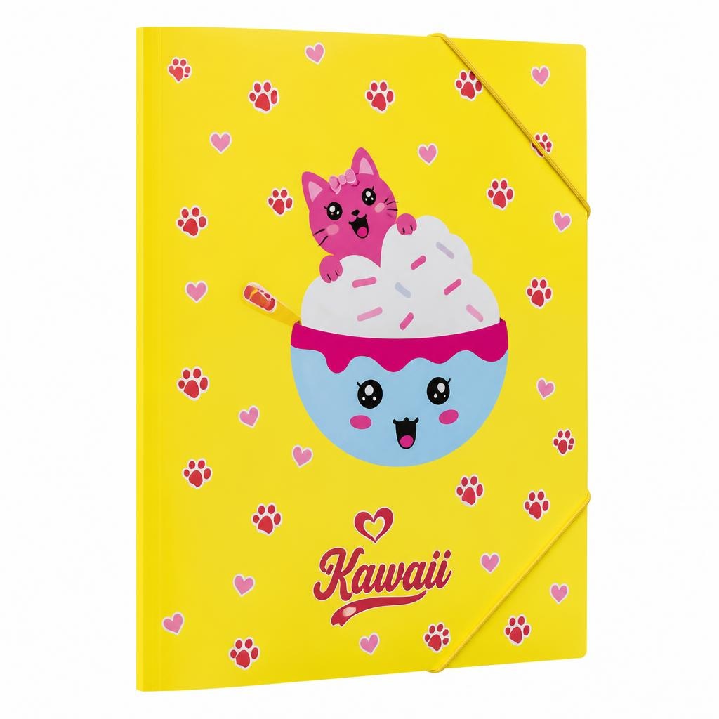 Cartellina A4 Kawaii in offerta da Carrefour