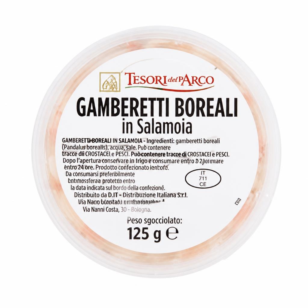 Gamberetti Boreali in salamoia 125 g Tesori dell'Arca in offerta da Panorama