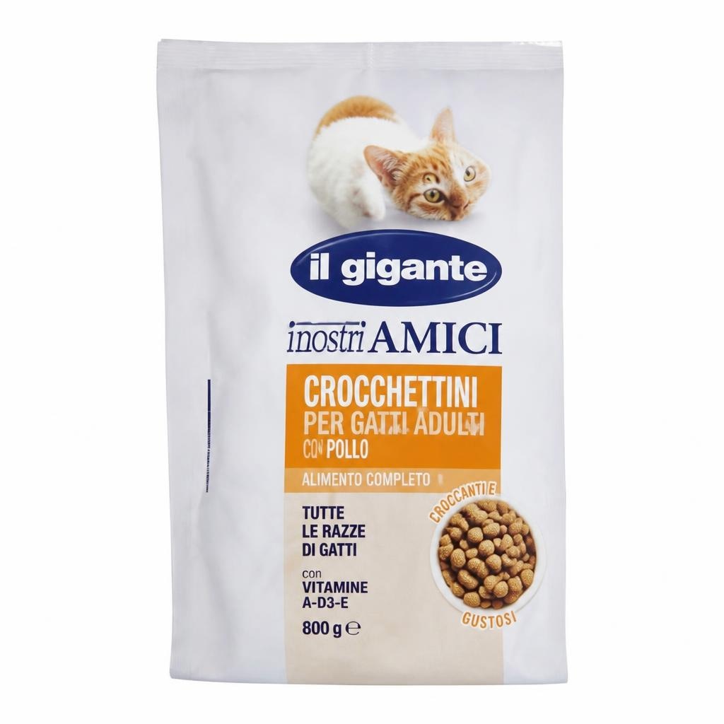 Crocchette gatto Adult con pollo 800 g in offerta da Il Gigante