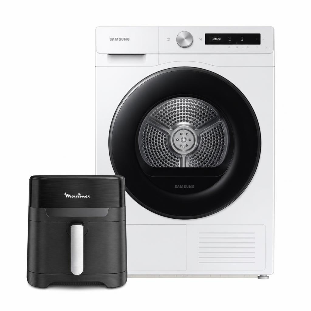 Asciugatrice Samsung DV90DG52A0AH + Friggitrice ad aria Moulinex EZ501810 9 kg in offerta da Euronics