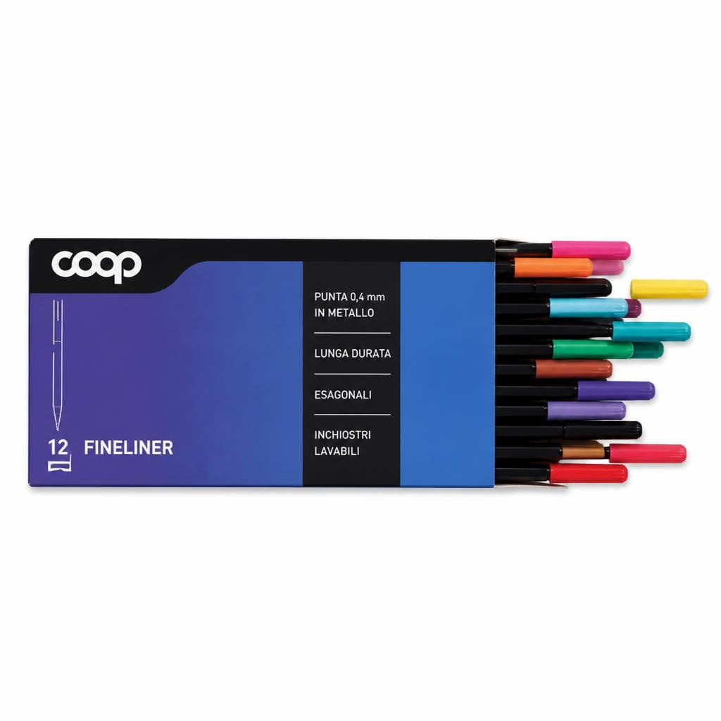 Fineliner Coop 12 pezzi in offerta da Coop