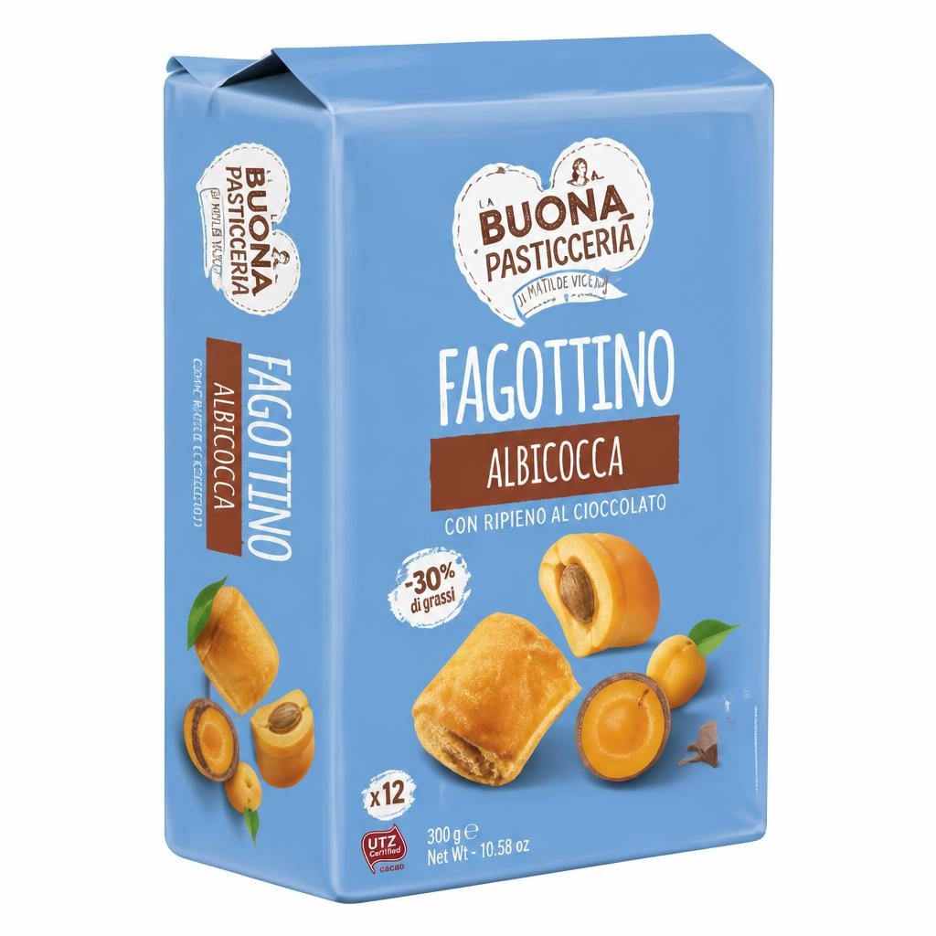 Fagottino Albicocca, Cioccolato 300 g La Buona Pasticceria in offerta da Penny