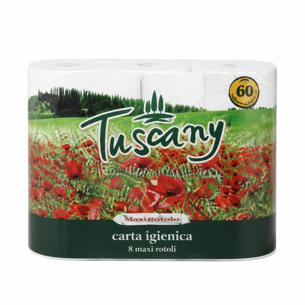 Carta Igienica Tuscany Maxi 8 maxi rotoli in offerta da Il Gigante