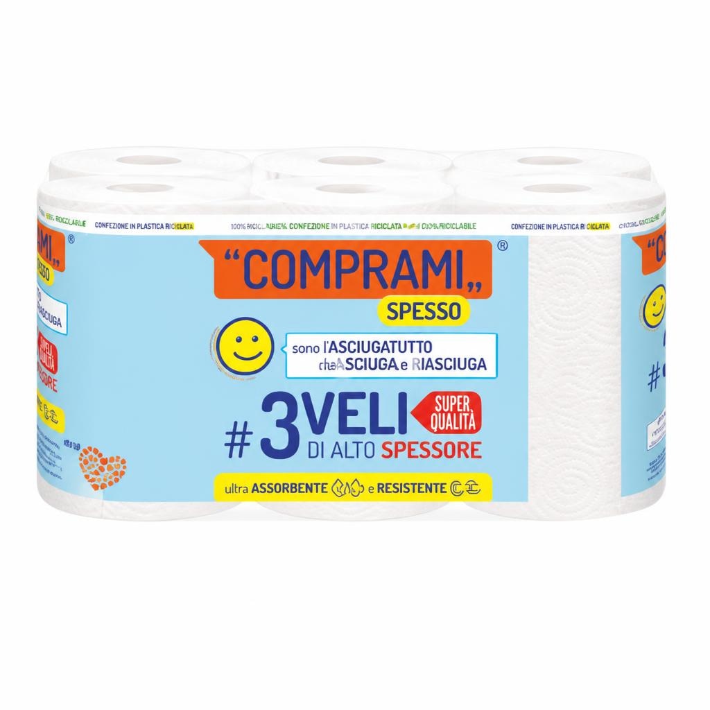 Comprami spesso asciugatutto 6 rotoli in offerta da Acqua & Sapone