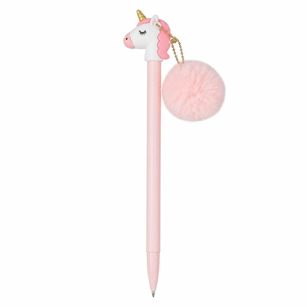 Penna a sfera unicorno pompom in offerta da Risparmio Casa