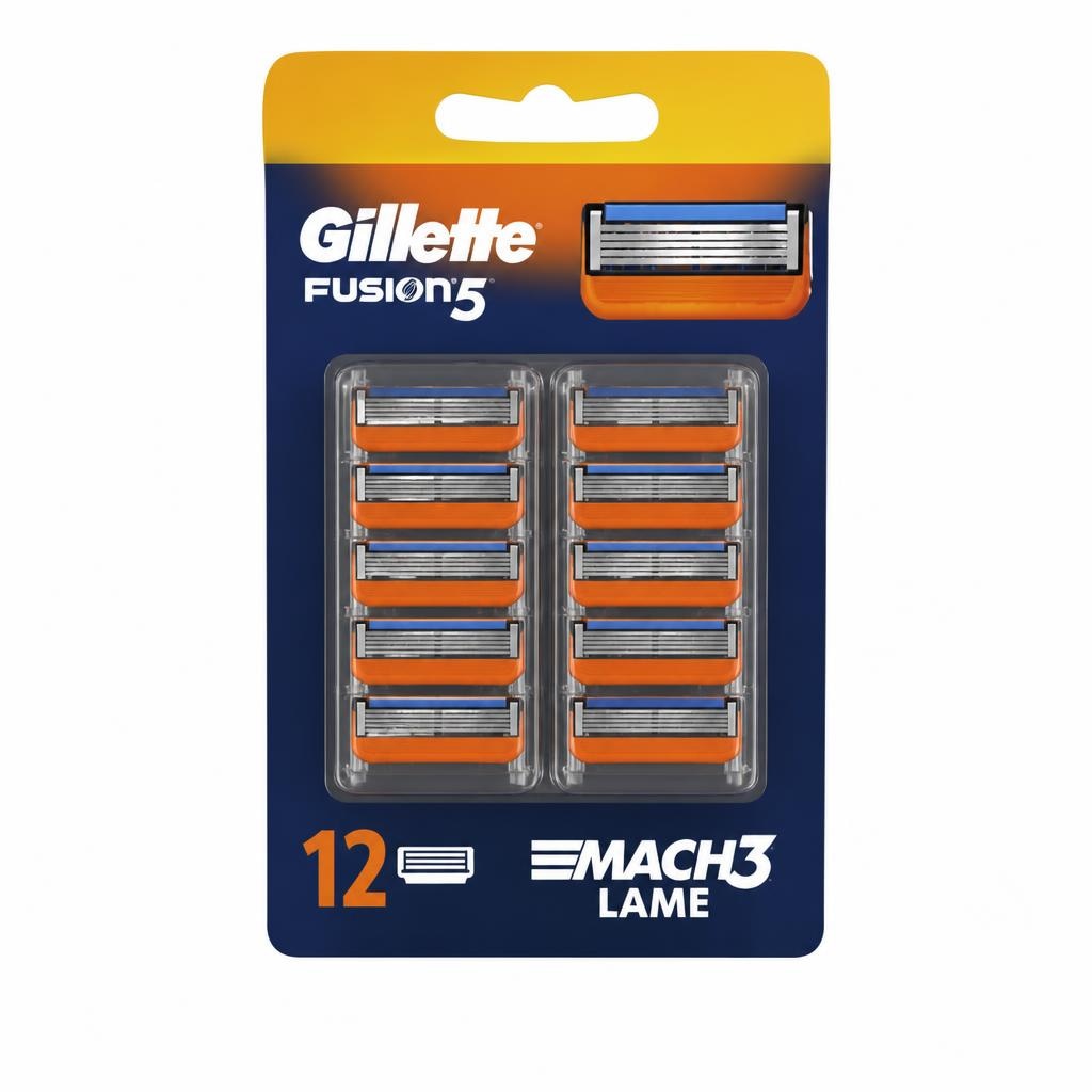 Rasoio Gillette Fusion 5 Lame Mach3 Lame Hum in offerta da Maury's