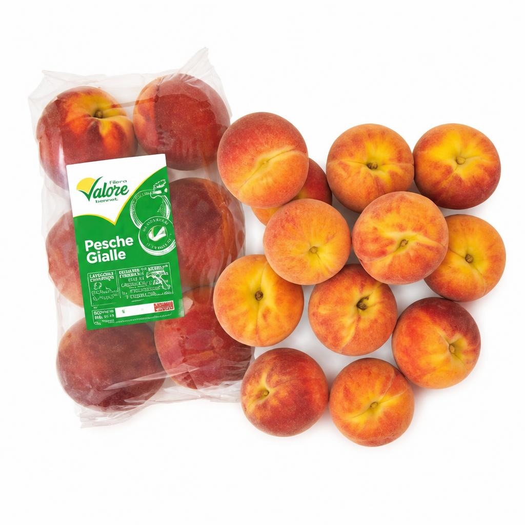 Pesche gialle kg 1 in offerta da Bennet