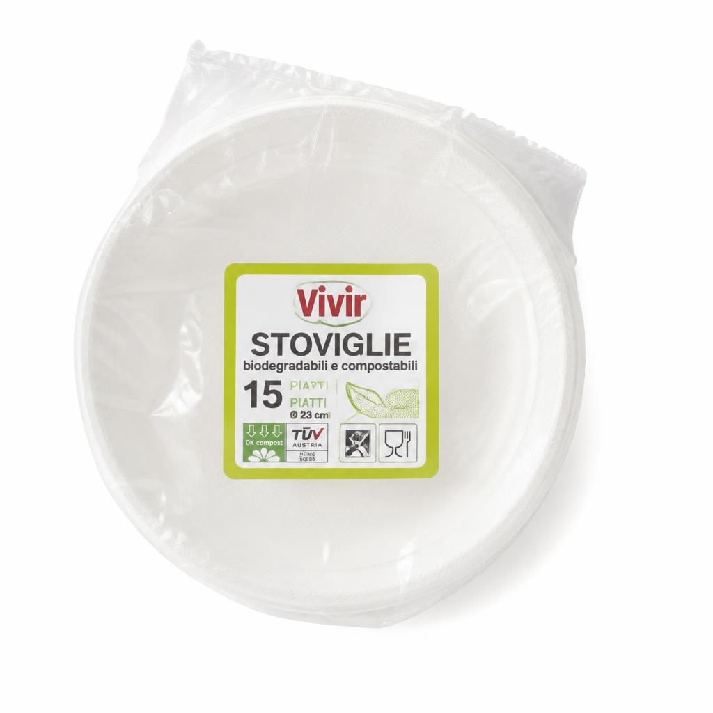 Stoviglie biodegradabili e compostabili in offerta da Iper La grande i