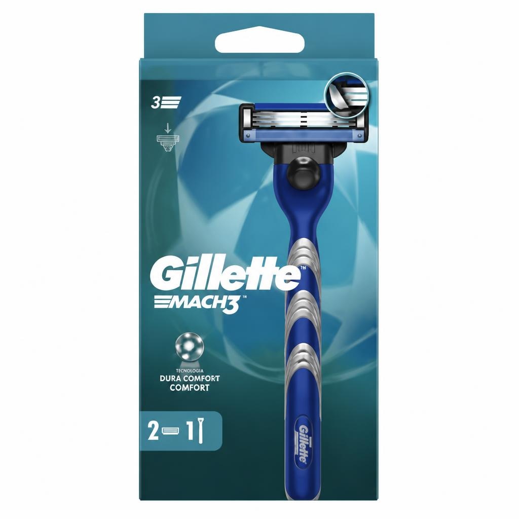 Rasierer Mach 3 +2 lame Gillette in offerta da Lidl