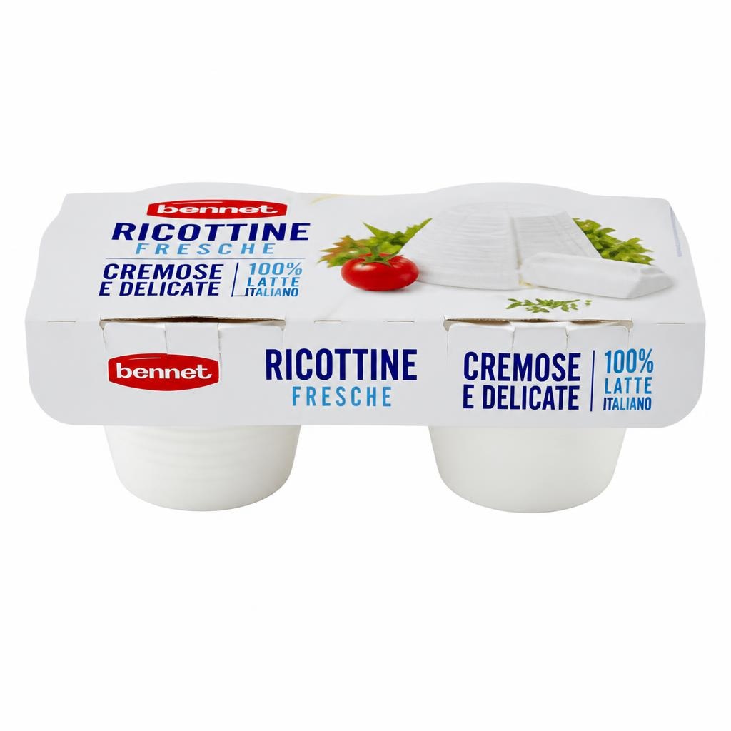 Ricottine fresche 2x100 g Bennet in offerta da Bennet