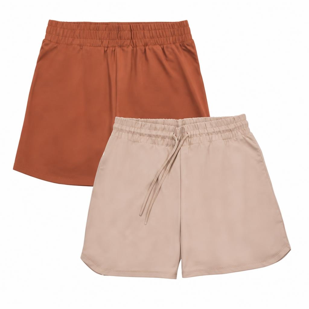 Pantaloncini da donna, 2 pezzi 2 pezzi Up2Fashion Basics in offerta da ALDI