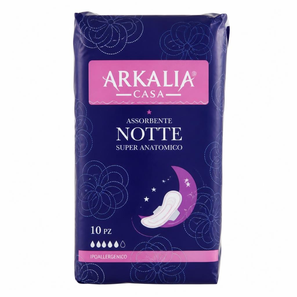 Assorbente notte super anatomico 14 pezzi Arkalia in offerta da Panorama