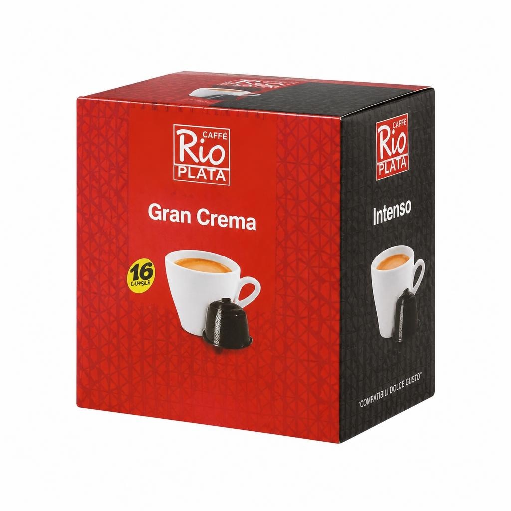Caffè Rio Plata capsule espresso intenso / gran aroma compatibili Dolce Gusto 50 capsule in offerta da Dpiù