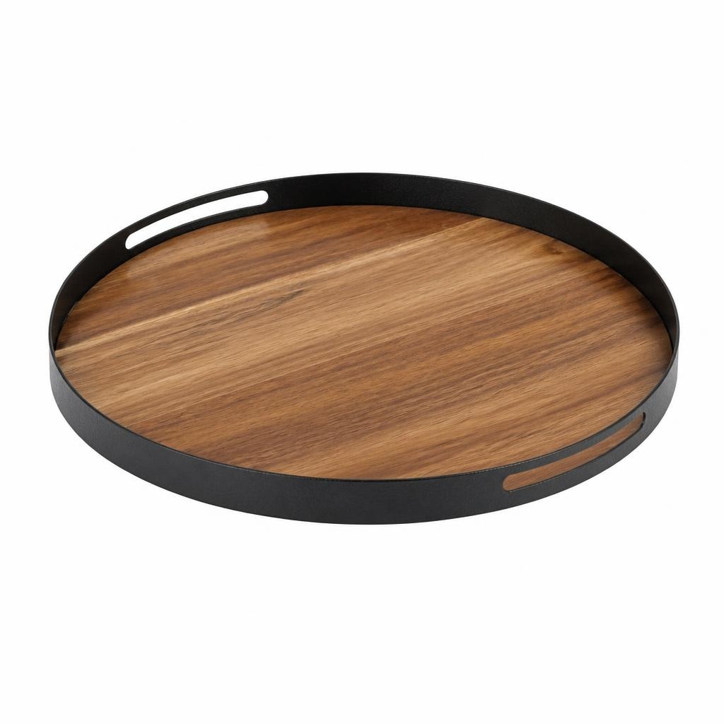Silvercrest vassoio in legno di acacia girevole 42 x 4,5 cm (Ø x A) in offerta da Lidl