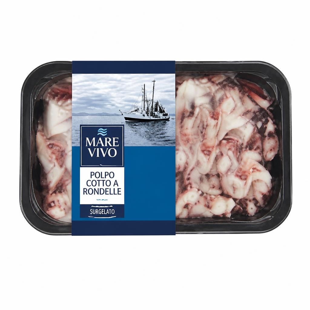 Polpo cotto a rondelle congelato 250 g in offerta da Iper La grande i