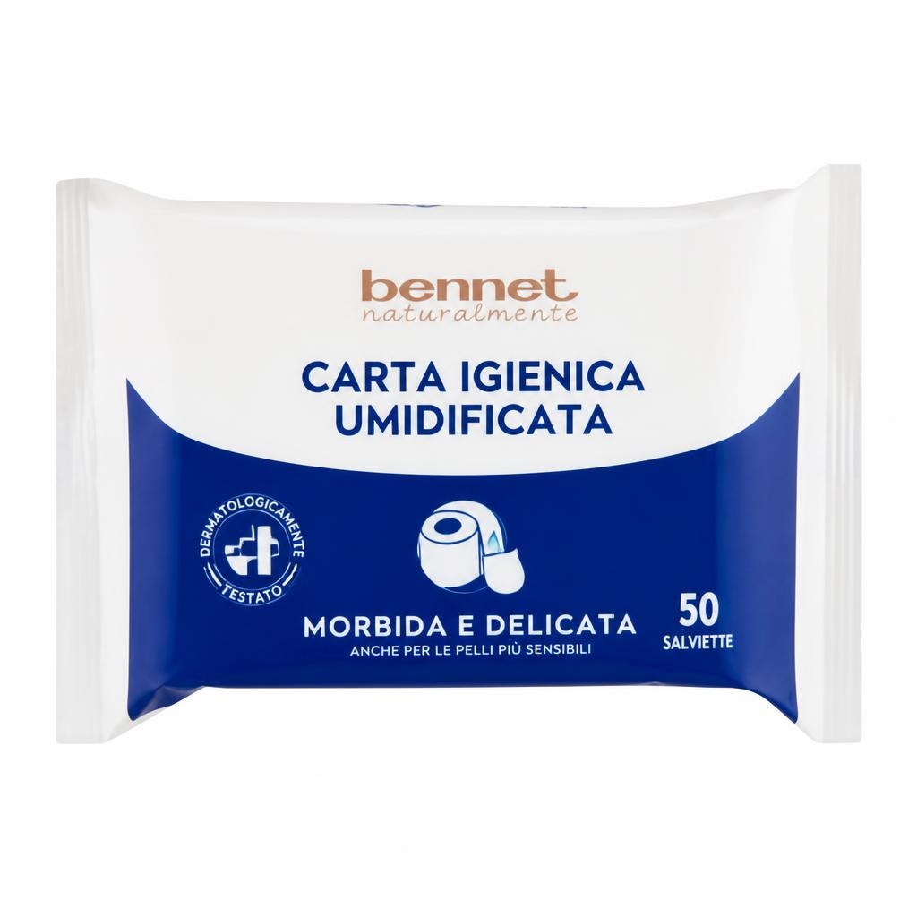 Carta igienica umidificata Bennet conf. da 50 in offerta da Bennet