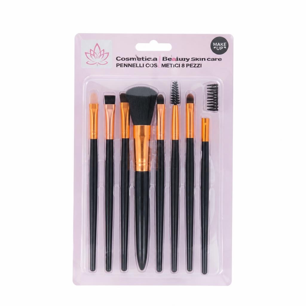 Pennelli cosmetici 8 pz - Offerta nel negozio Happy Casa