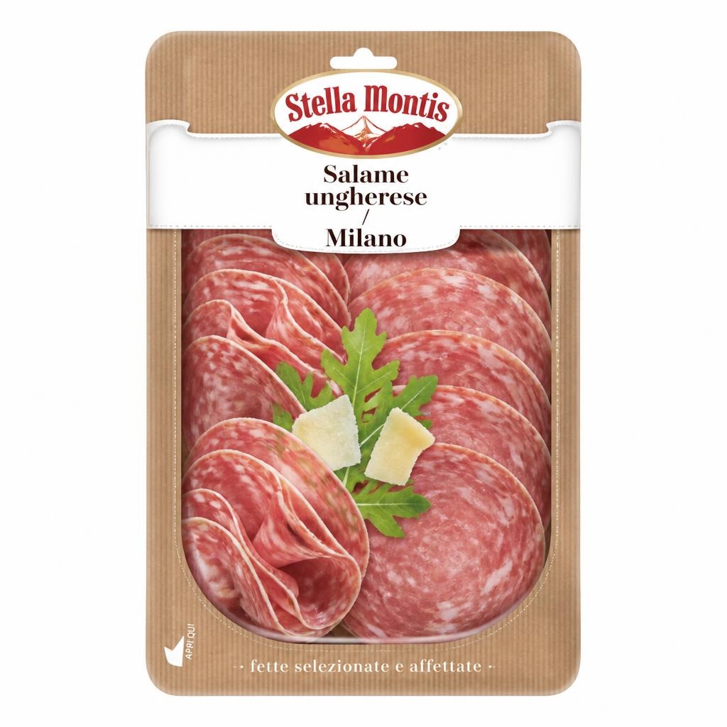 Stella Montis Salame ungherese / Milano a fette 120 g in offerta da Dpiù