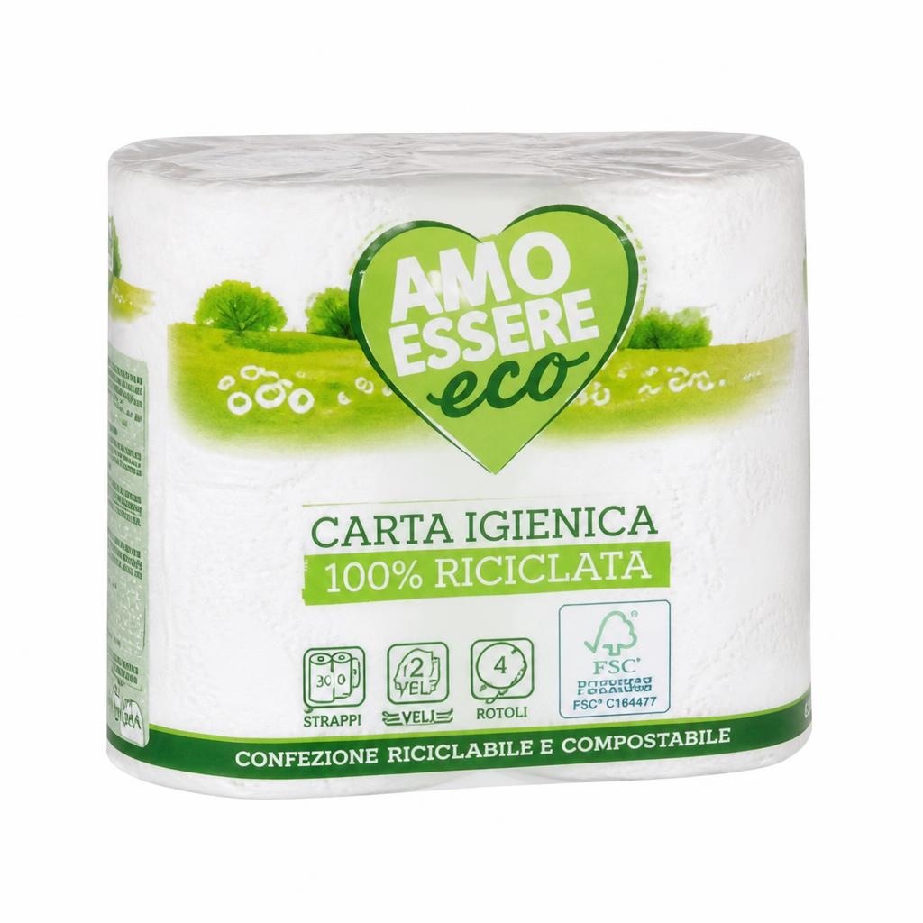 Carta Igienica 4 ROTOLI in offerta da Eurospin