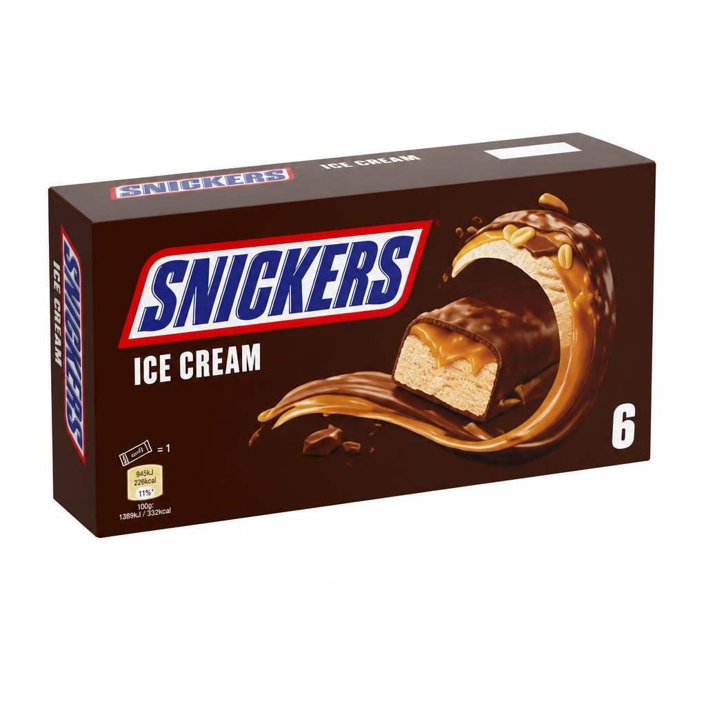 Snickers/Mars Barretta gelato 547,2/480 g confezione in offerta da Lidl