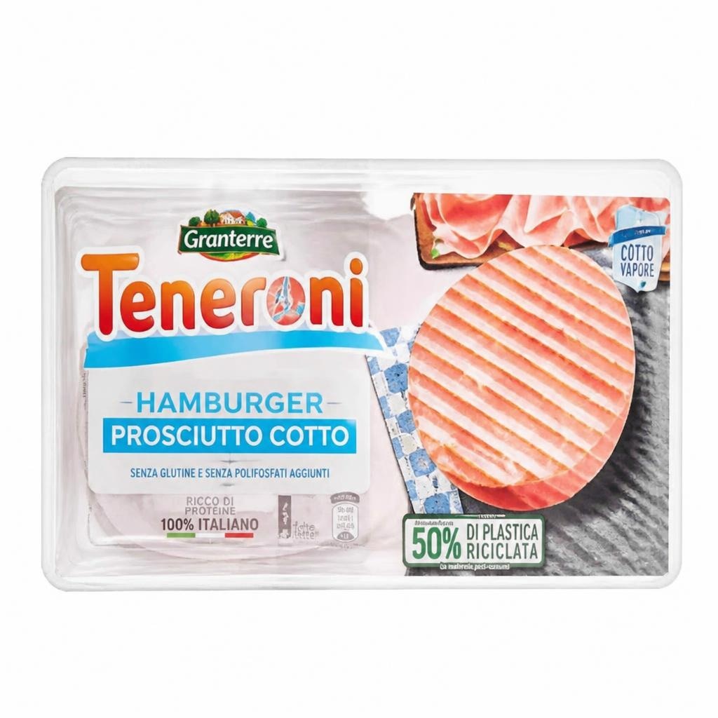 Granterre Teneroni prosciutto cotto 2x75 g in offerta da Esselunga