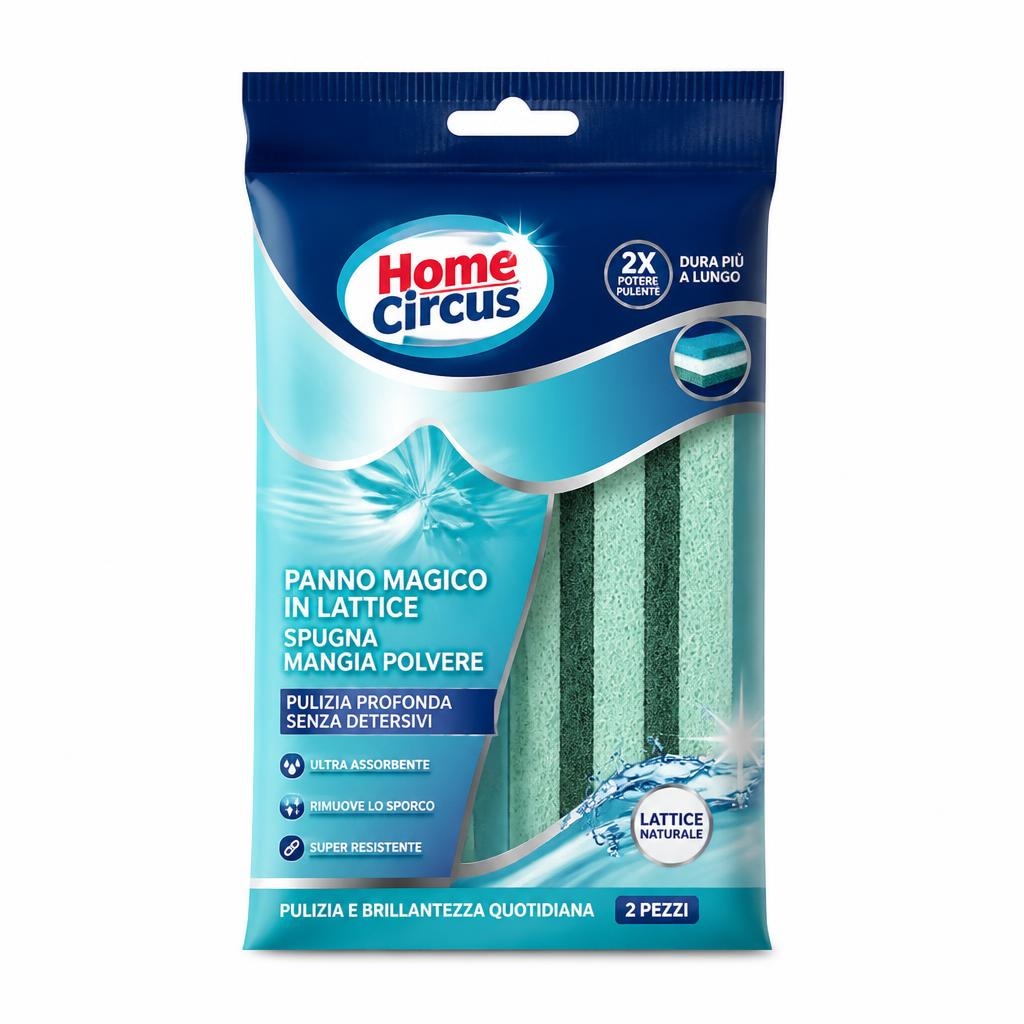 HOME CIRCUS panno magico in lattice / spugna mangia polvere in offerta da Tigota