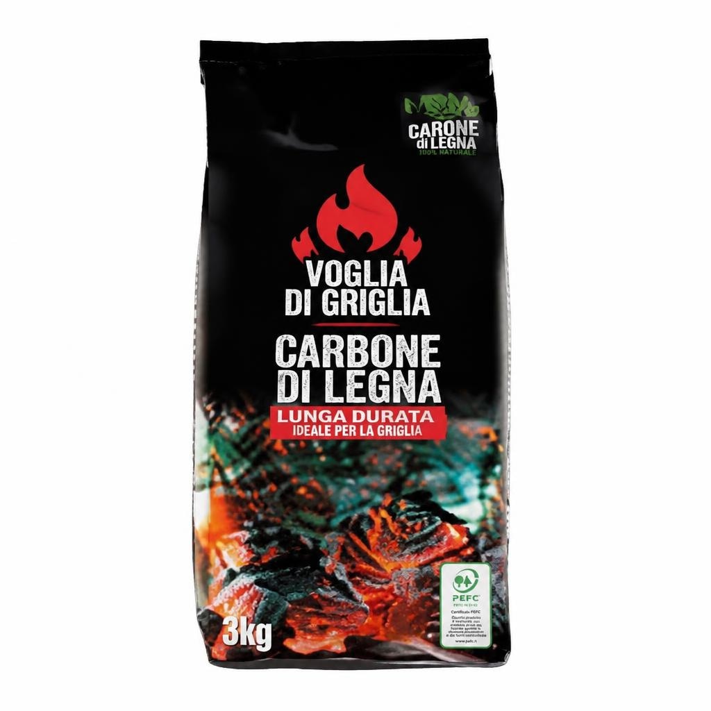 Carbone di legno Voglia di Griglia 3 kg in offerta da Penny