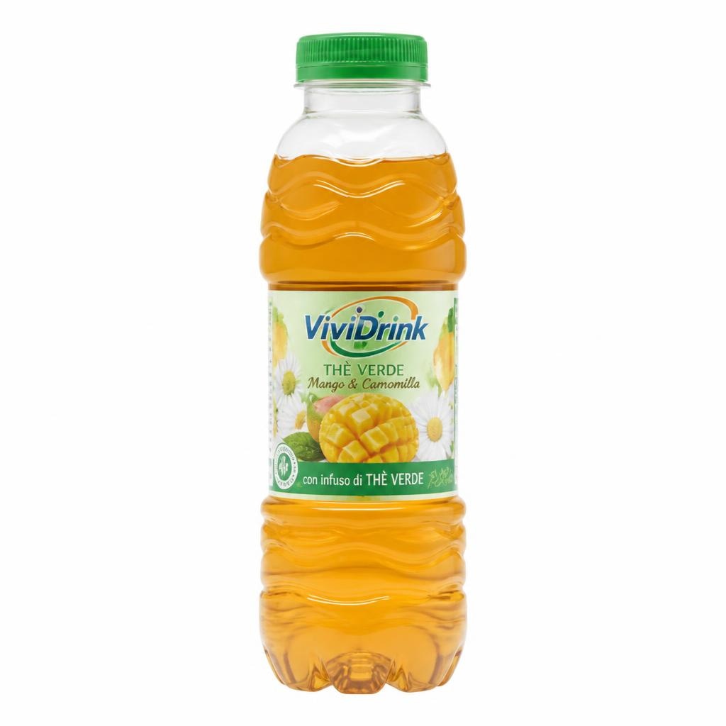 Vividrink the verde mango & camomilla / the nero limone & lime kaffir / the nero pesca & rosa 500 ml in offerta da Dpiù