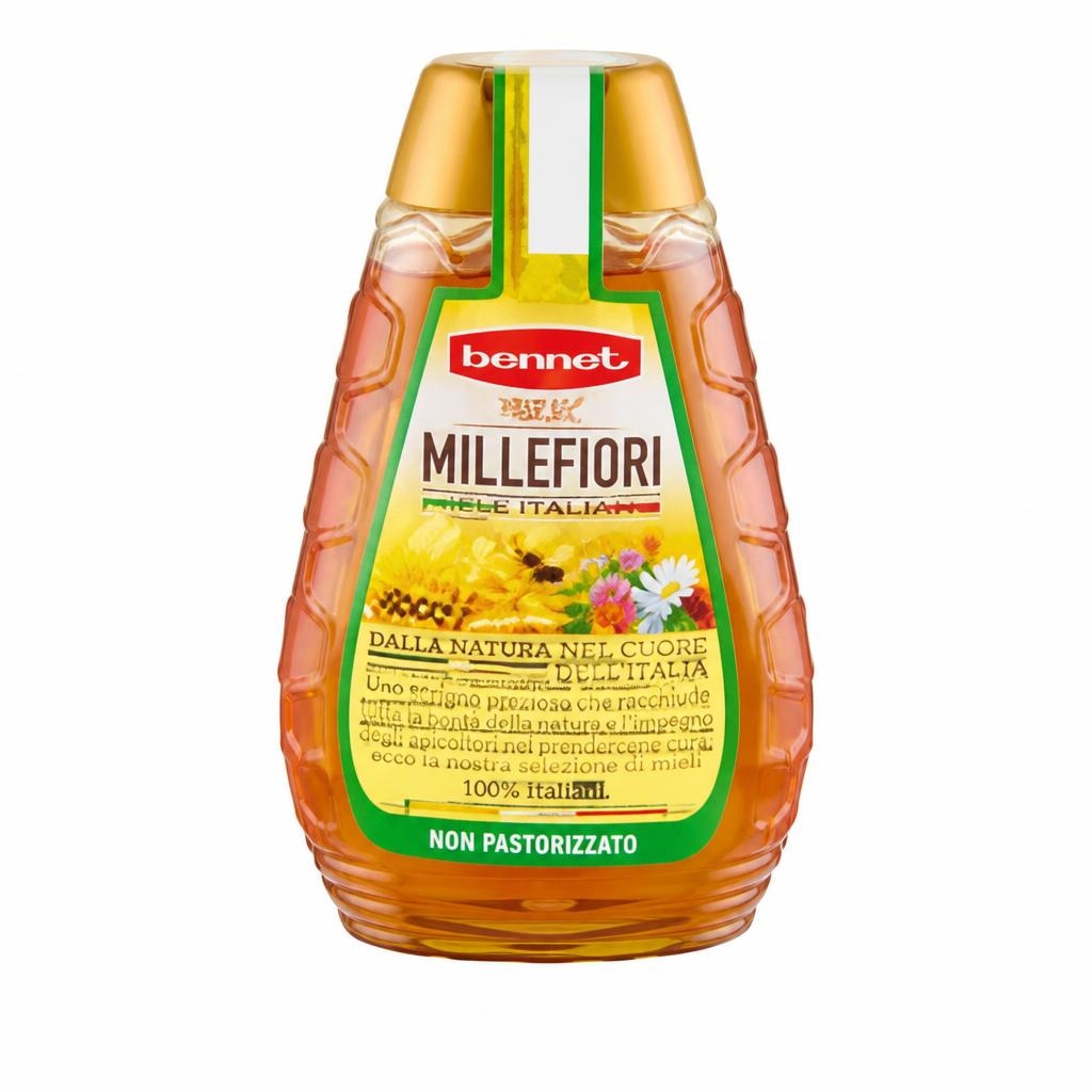 Miele Millefiori squeezer, g 500 Bennet - Offerta nel negozio Bennet