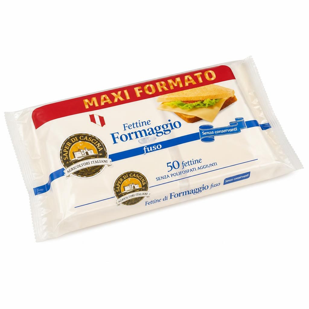 Fettine di Formaggio Fuso 1 kg Sapor di Cascina in offerta da Penny
