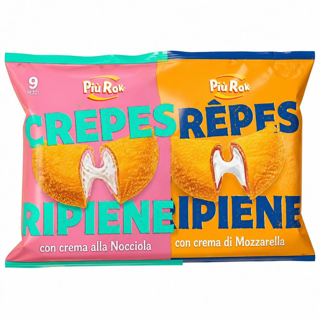 Più Rok crepes ripiene 500 g in offerta da Dpiù