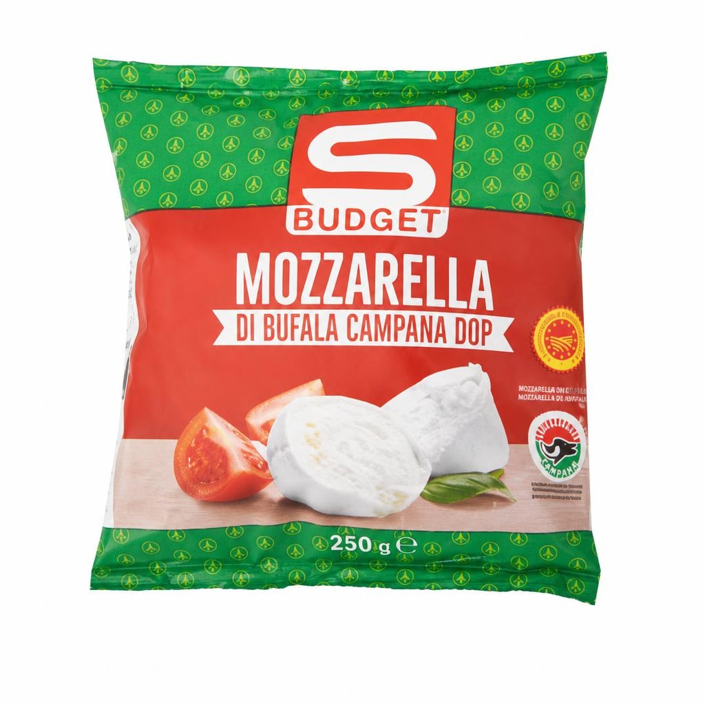 S-BUDGET Mozzarella di bufala Campana DOP 250 g in offerta da DeSpar