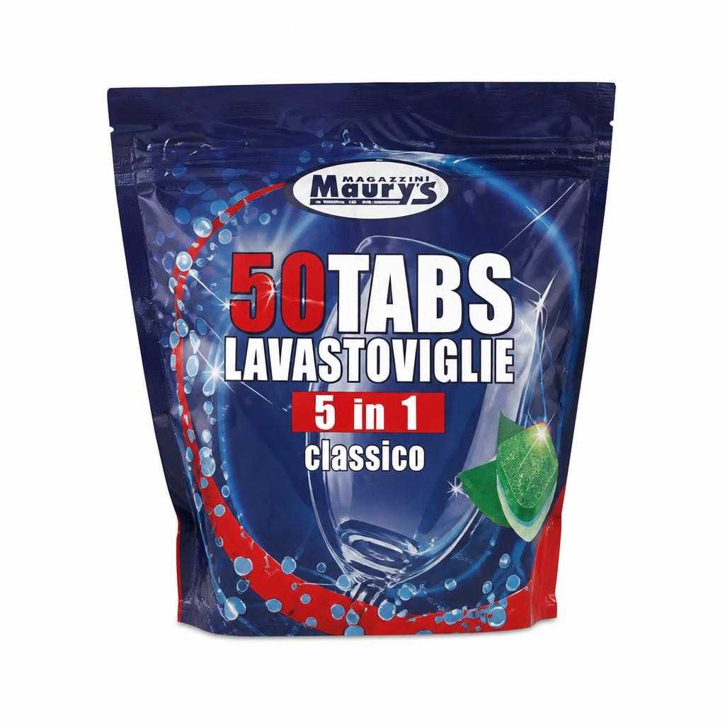Tabs lavastoviglie 50 pezzi Maury's in offerta da Maury's